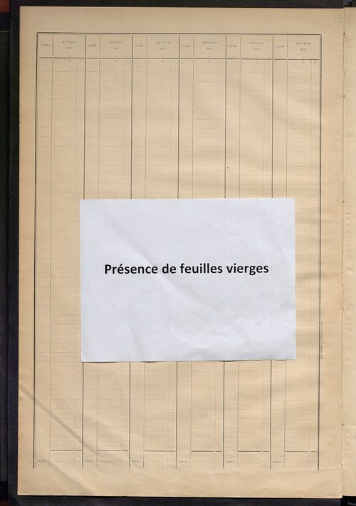 Matrice des propriétés bâties ; récapitulation ; table alphabétique des propriétaires.