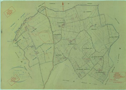 Sections A et B, feuilles 1a et 1b