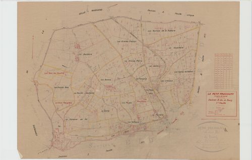 Section B, feuille 1