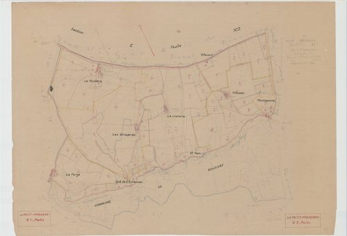 Section G, feuille 1b et 2b