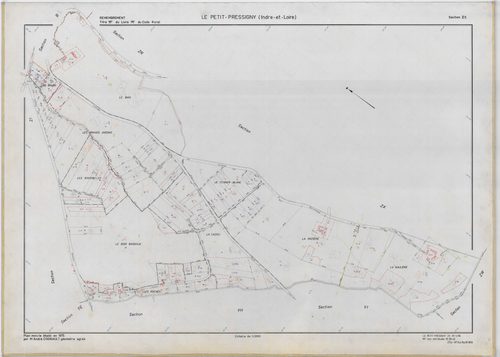 Section ZS et ZX, feuille 1 et 1b