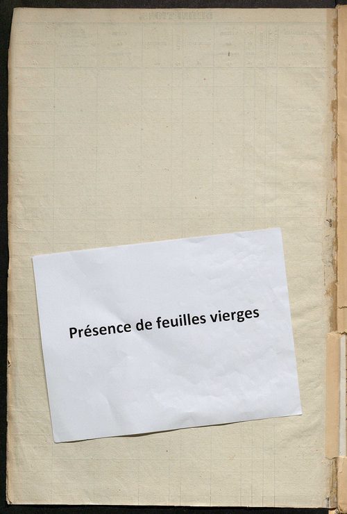 Registre présentant les augmentations et les diminutions survenues dans les contenances et les revenus portés sur les matrices cadastrales, 1825-1914 ; récapitulation des contenances et des revenus imposables, 1822 ; matrice des propriétés foncières, fol.