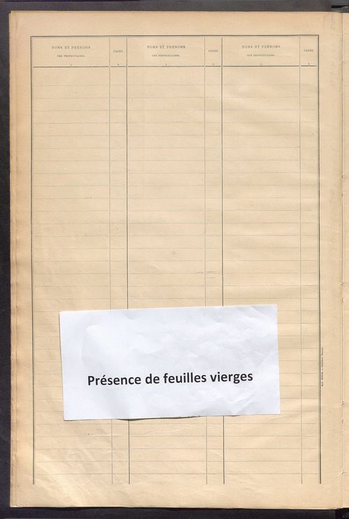 Matrice des propriétés bâties ; récapitulation ; table alphabétique des propriétaires.