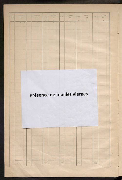Matrice des propriétés bâties ; récapitulation ; table alphabétique des propriétaires.