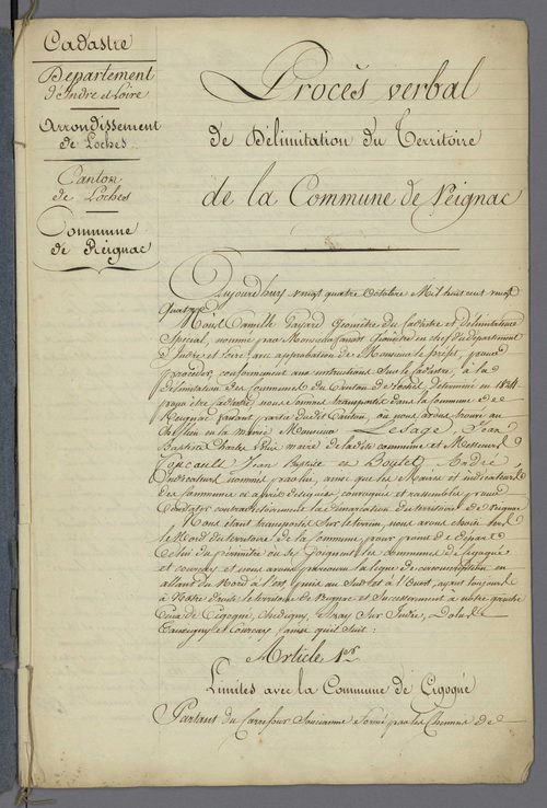 Reignac-sur-Indre (1824, 1954-1956)