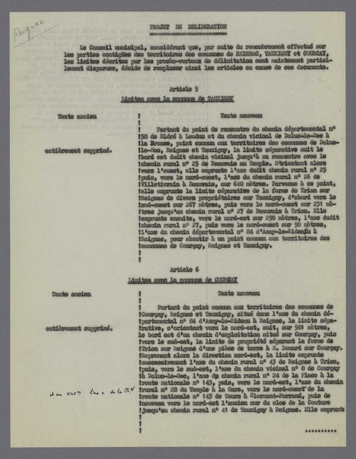Reignac-sur-Indre (1824, 1954-1956)