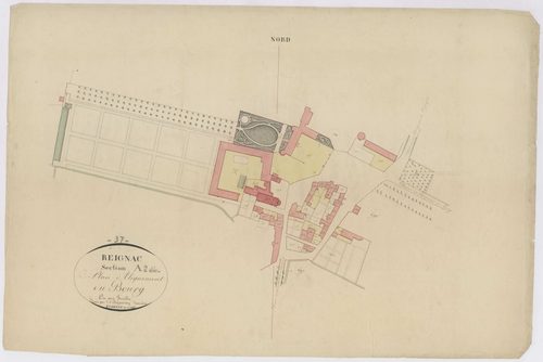 Plan d'alignement du Bourg, développement section A2