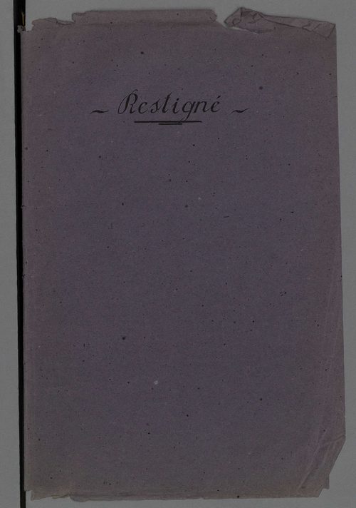 Restigné (1827, 1940)