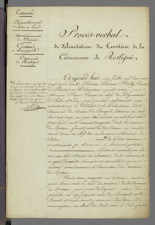 Restigné (1827, 1940)