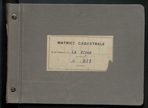 Table des comptes de la matrice. Comptes actifs personnes morales et A - Bio.