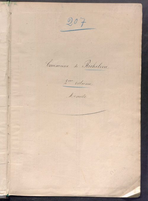 Matrice des propriétés non bâties, fol. 501 à 1100.