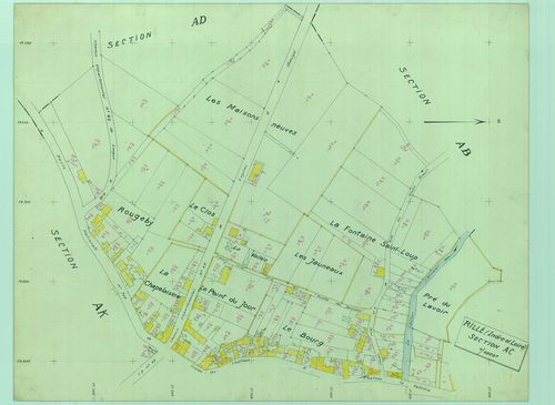 Section AC, feuille 1a