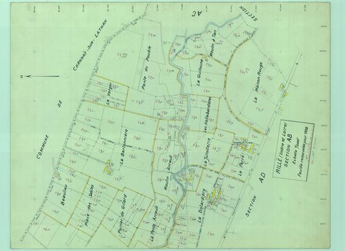 Section AB, feuille 1b