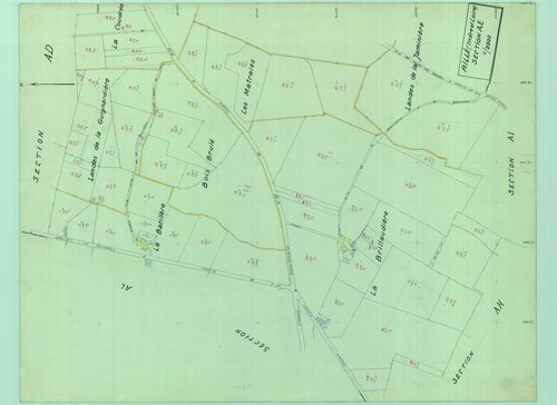 Section AE, feuille 1a