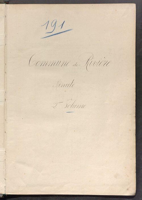 Matrice des propriétés non bâties, fol. 501 à 842.