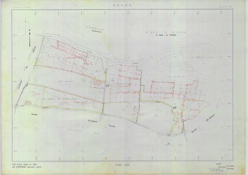 Section ZR, feuille 1a, et ZV, feuille 1b