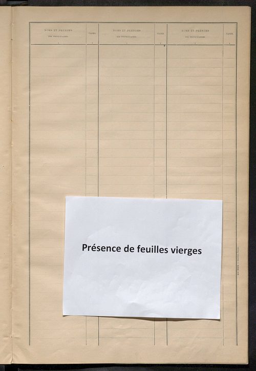Matrice des propriétés bâties ; récapitulation ; table alphabétique des propriétaires.
