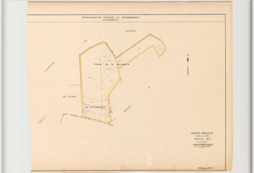Section ZA, feuille 1bis
