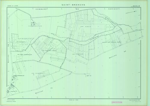 Section YX, feuille 1bis