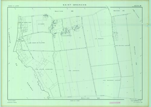 Section XB, feuille 1bis