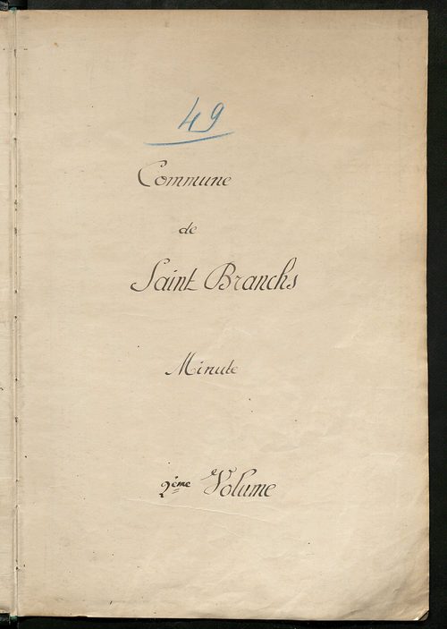 Matrice des propriétés non bâties, fol. 1 à 600.