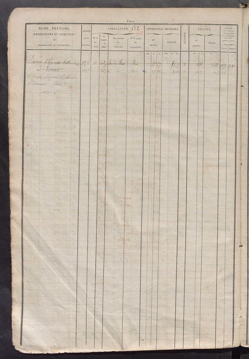 Matrice des propriétés foncières, fol. 503 à 1022.