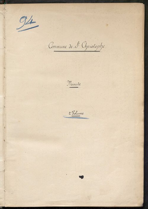 Matrice des propriétés non bâties, fol. 501 à 875.