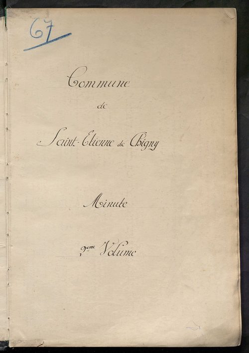 Matrice des propriétés bâties, fol. 501 à 1100.