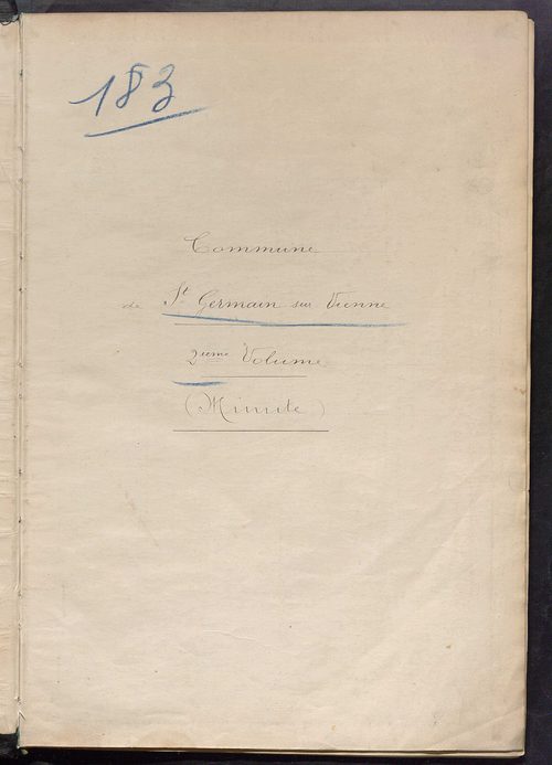 Matrice des propriétés non bâties, fol. 489 à 1088.