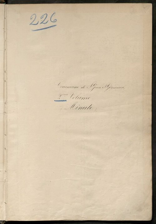 Matrice des propriétés non bâties, fol. 501 à 996.