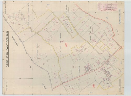 Sections AD, AH, plan 7