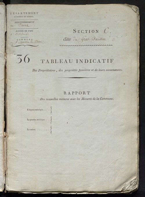 Sections C à E.