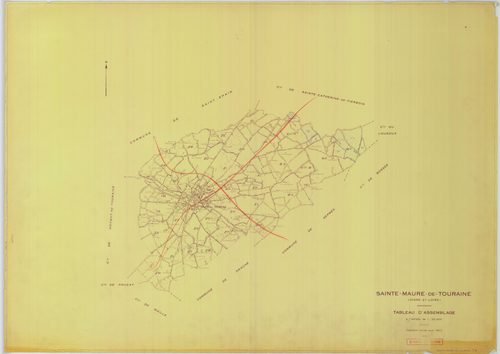 Tableau d'assemblage, feuille 1bis