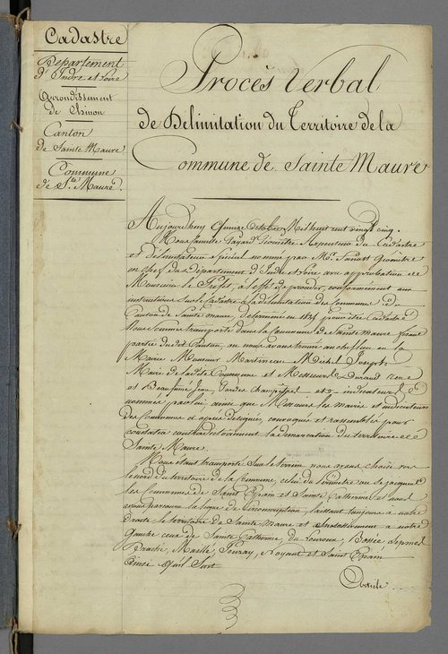Sainte-Maure-de-Touraine (1825, 1942)