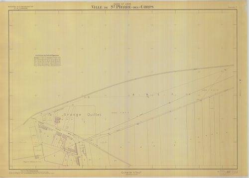 Plan topographique, planche 7