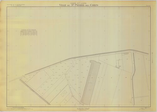 Plan topographique, planche 1