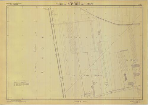 Plan topographique, planche 8