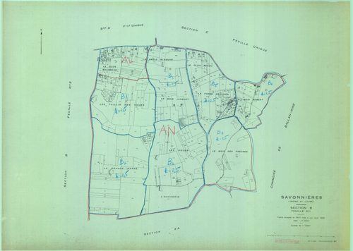 Section B, feuille 1