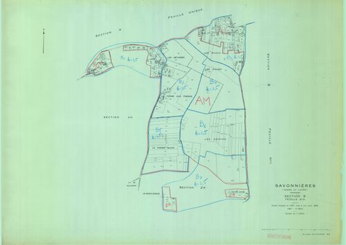 Section B, feuille 2