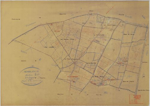 Section B, feuille 1