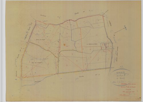 Section F, feuille 1