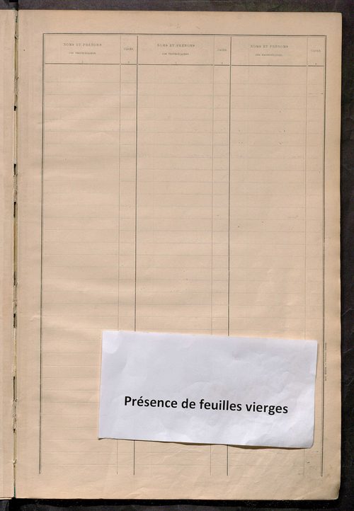 Matrice des propriétés bâties ; récapitulation ; table alphabétique des propriétaires.