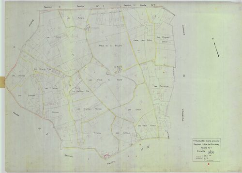 Section I, feuille 1