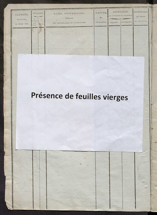 Sections G à K.