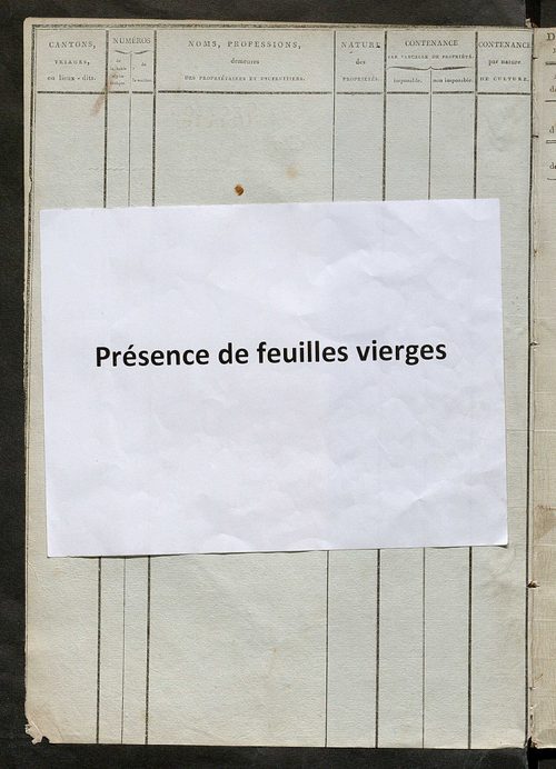 Sections A à C.