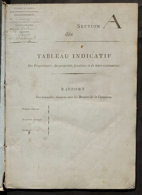 Sections A à C.