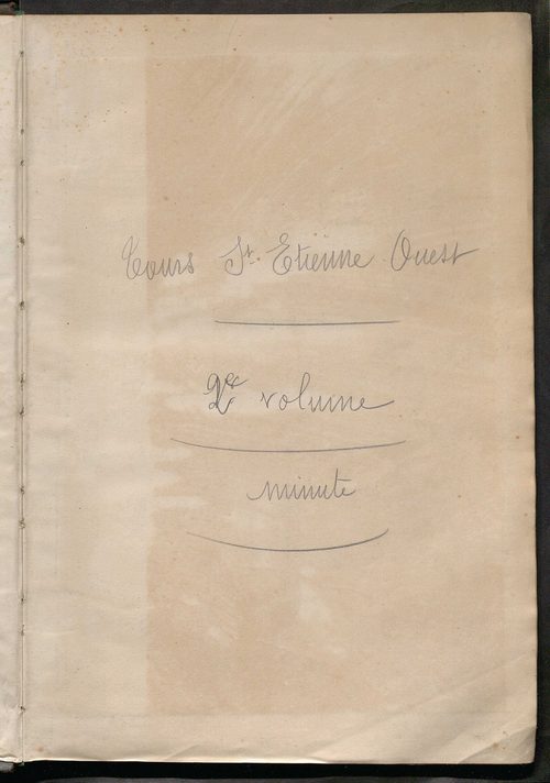 Tours sud, puis sud-ouest. - Matrice des propriétés non bâties, fol. 1 à 596 (1914-1927).