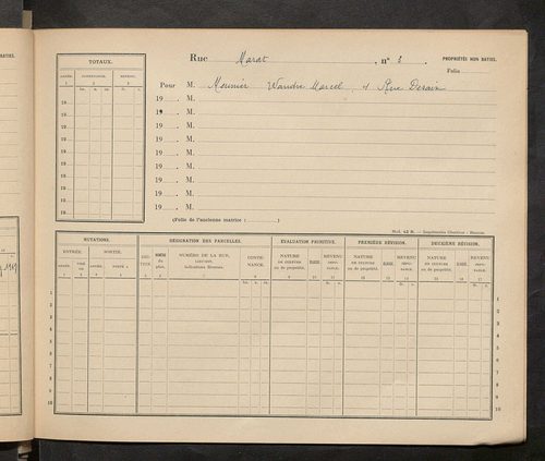 Tours. - Matrice des propriétés : Impasse Marat à Boulevard Marchant-Duplessis n° 79