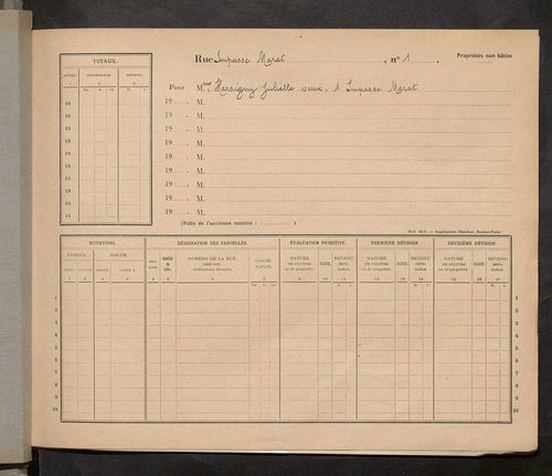Tours. - Matrice des propriétés : Impasse Marat à Boulevard Marchant-Duplessis n° 79