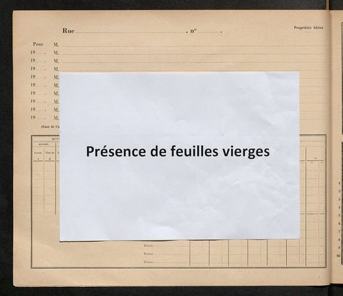 Tours. - Matrice des propriétés : Rue Colbert n° 21 à Rue du Commerce